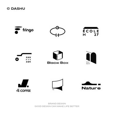 logo设计极简日系原创标志公司企业品牌店铺图标创意文字商标定制