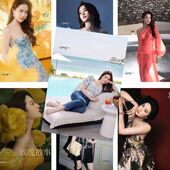 刘亦菲海报新款 茜茜天仙攻亲笔签名写真周边房间宿舍墙贴高清壁纸