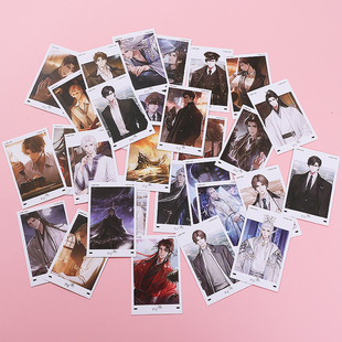 世界之外LOMO卡周边高清贺卡40张小卡盒装 3寸留言卡精美收藏卡