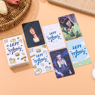左航小卡TF家族三代周边新款高清写真拍立得自印卡盒装镭射lomo卡
