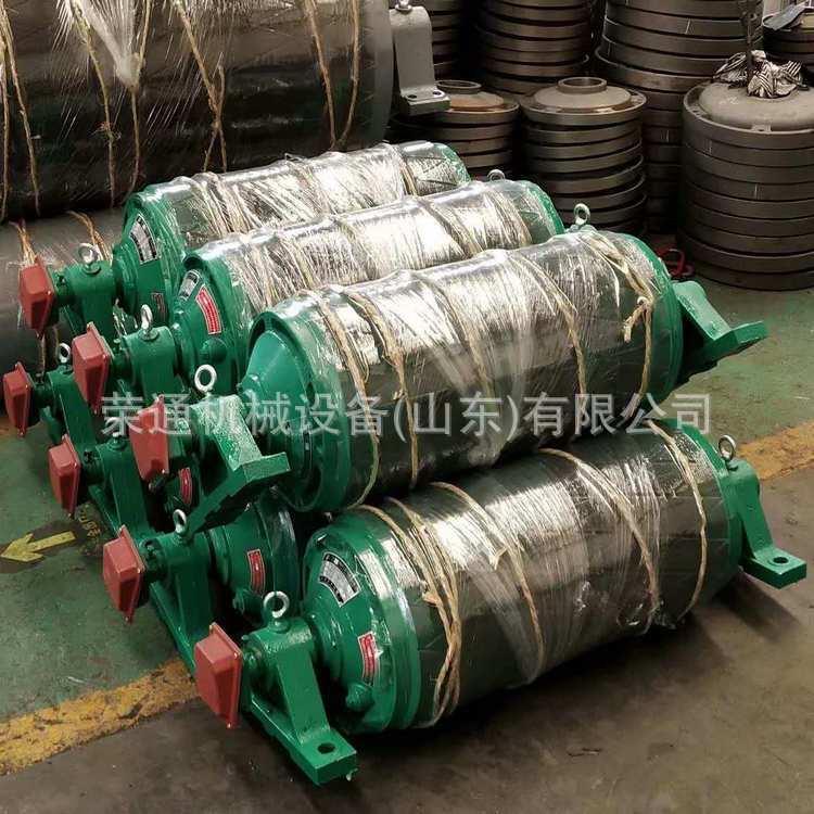 施工自动排渣改向包胶滚筒 5.5kw全矿用电建机内筑置式电动Rt-250