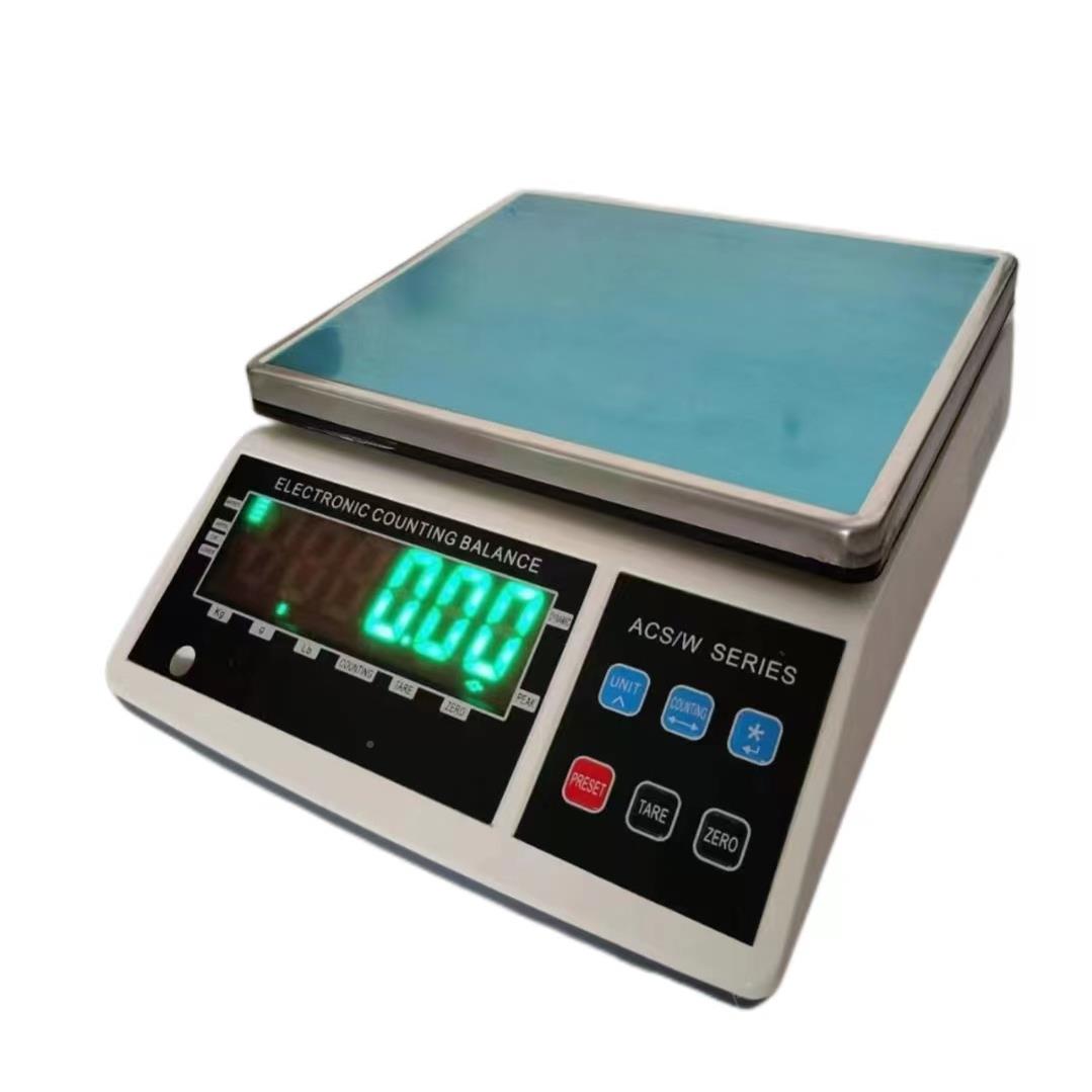 HX电HX-025子秤高精度计数称工计数秤案计重3/5/g6/10/30k业桌秤