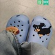 Cross配件洞洞鞋 饰扣 配饰鞋 扣装 卡通可爱热狗小狗 花鞋 适配Crocs