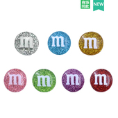 Cross洞洞鞋 配饰鞋 花炫彩亮闪巧克力豆M豆装 适配Crocs 饰扣鞋 扣