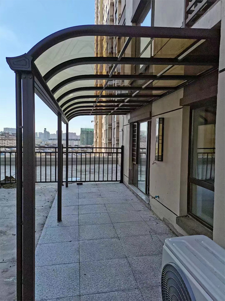 铝合金露台棚楼顶院子遮阳棚家用雨棚户外防水防雨阳台阳光房大棚