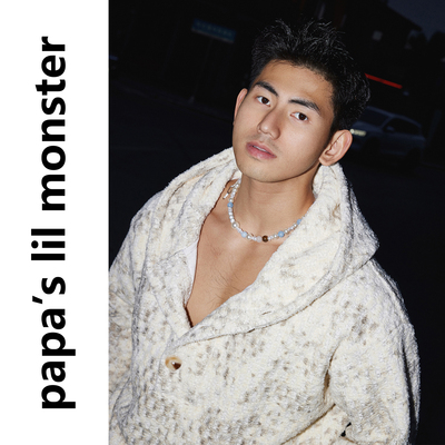 PAPASLILMONSTER美式复古卫衣