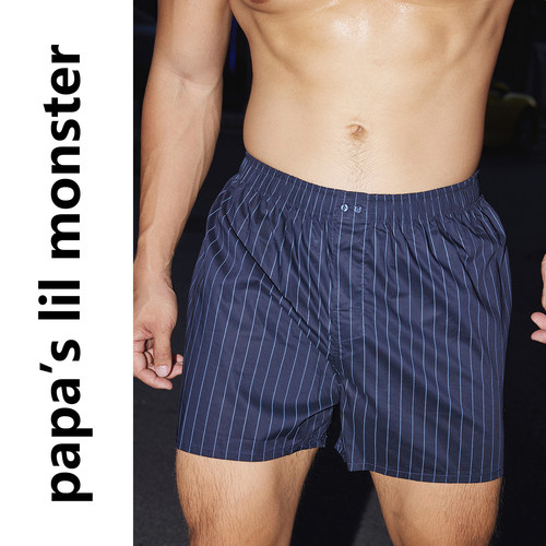Papaslilmonster【简装出行】美式纯棉百搭阿罗裤男 休闲通勤短裤