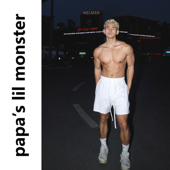 PAPASLILMONSTER美式 高街抽绳直筒运动裤 休闲款 基础百搭纯色短裤