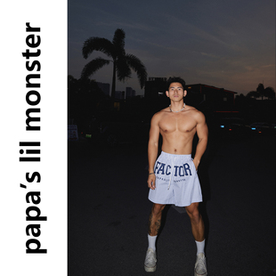 PAPASLILMONSTER【原创】26SS美式速干沙滩夏季休闲运动短裤男