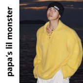 复古纯色绑带毛衣简约慵懒针织衫 美式 原创 PAPASLILMONSTER