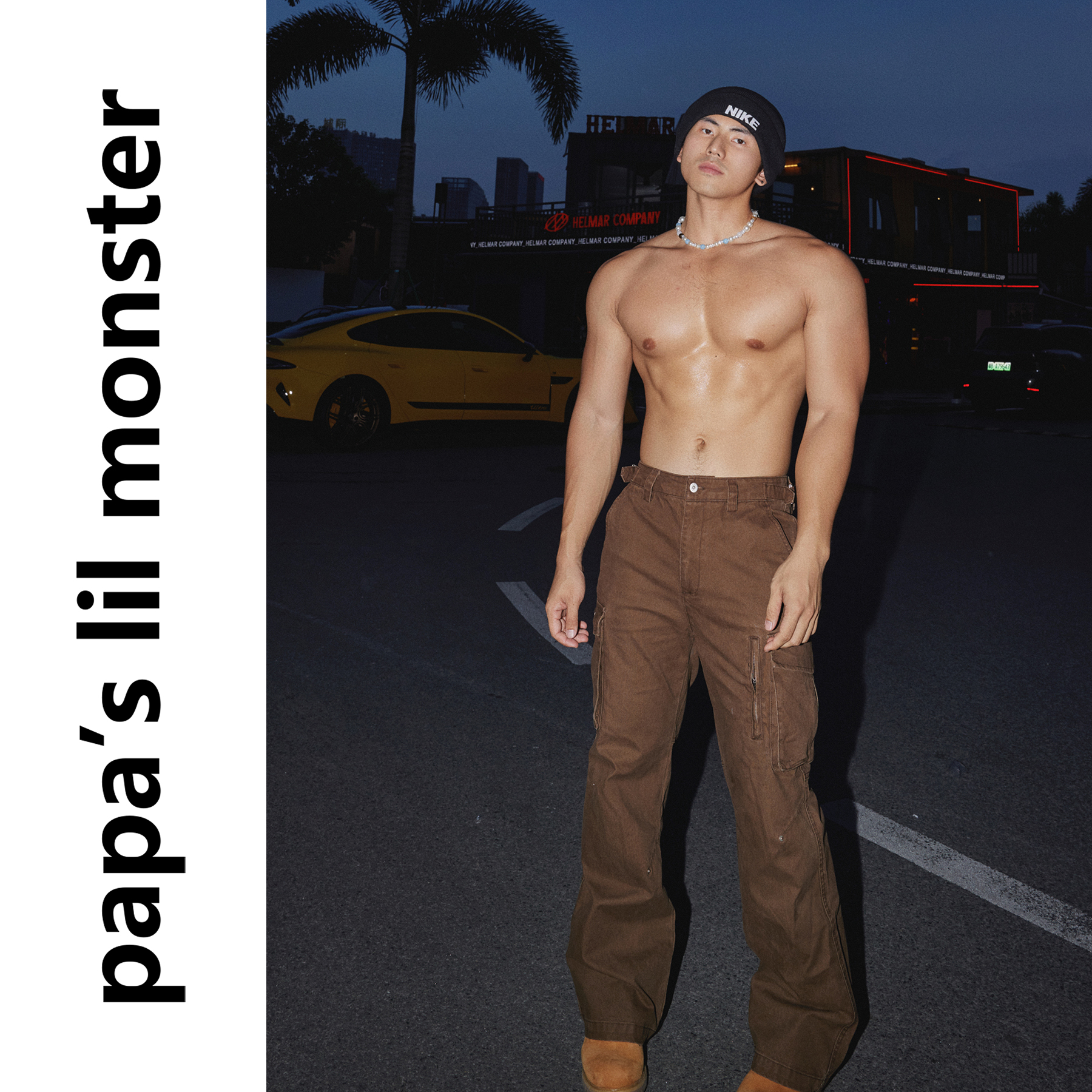 PAPASLILMONSTER【班恩风时尚】美式基础款百搭休闲工装长裤男女