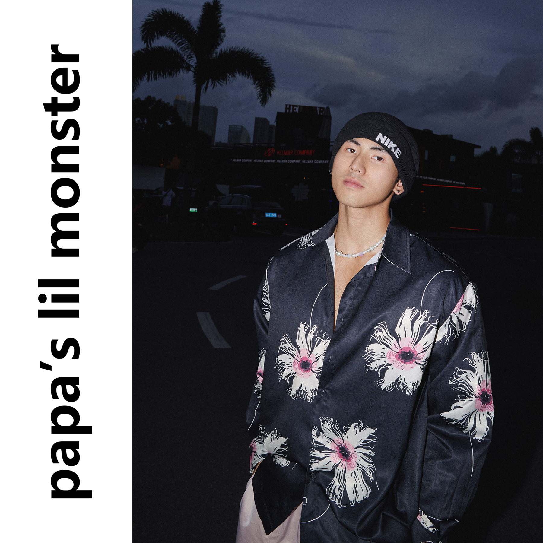 Papaslilmonster【梦到彼岸花】奢感丝光绸感秋冬新款衬衫外套