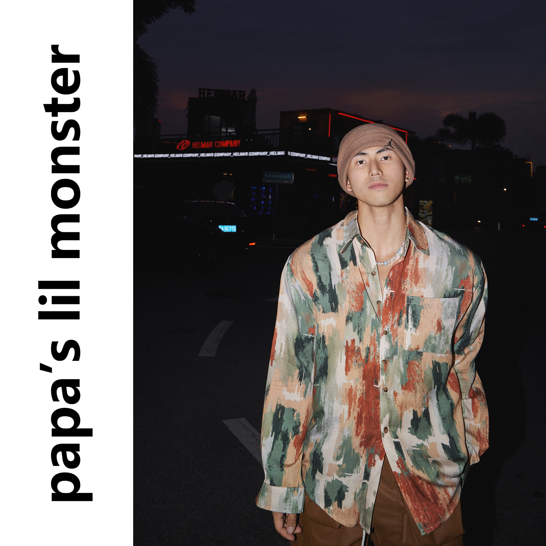 Papaslilmonster【莫奈调色盘】美式高级奢感度假风长袖衬衫