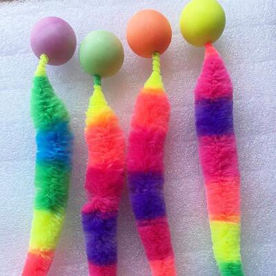 Cat interactive toys Tickle Cat Colorful bouncing ball Pet s