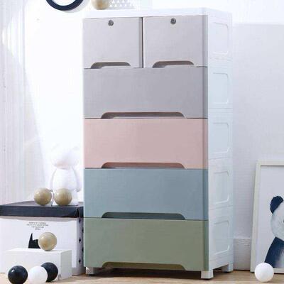 plastic drawer cabinet, baby's closet, baby 跨境香港出口