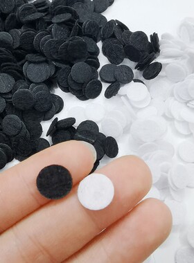 10mm圆形不织布贴片无纺布垫片diy发饰材料儿童头饰辅料饰品配件