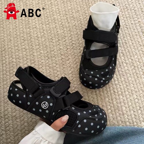 ABC女童夏季包头镂空运动凉鞋