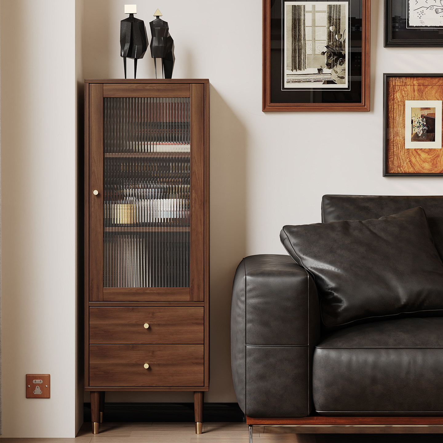 餐柜客厅沙发边柜边柜储物茶水柜靠墙电视柜旁夹缝小窄边柜立柜