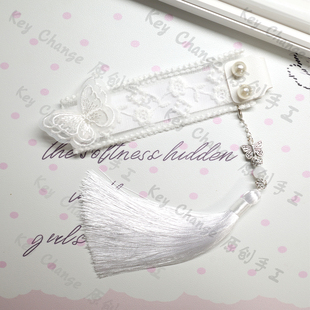 原创可定制古风流苏客制化WOOTING键盘飘带蜜蜂迈丛狼蛛60通用