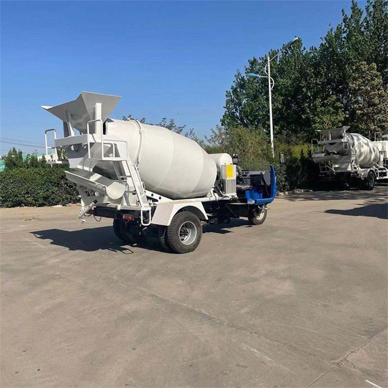 混凝土搅拌 6方动上298料自自拌式搅车拌运输罐车修路程工水泥泵