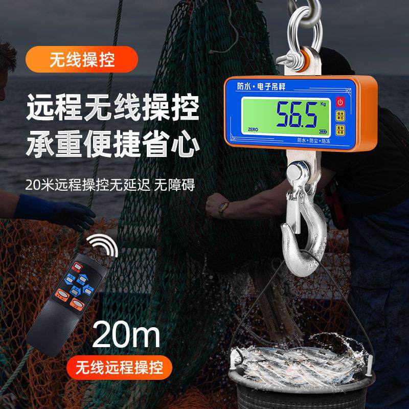 水电子吊秤吊钩秤电秤子无称行防车吊磅线吊称起重OCS-P3 L机秤1t