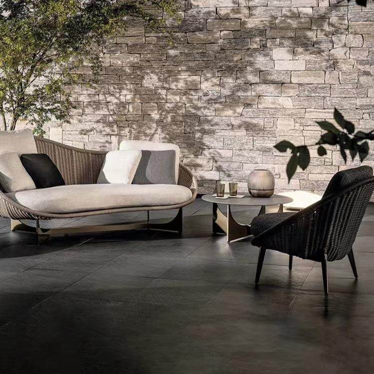 欧藤编沙发北异庭院花园形沙发酒店客厅阳室台外露天休闲925藤椅,住宅家具,户外沙发,淘宝优惠券,粉丝福利购,淘宝优惠卷