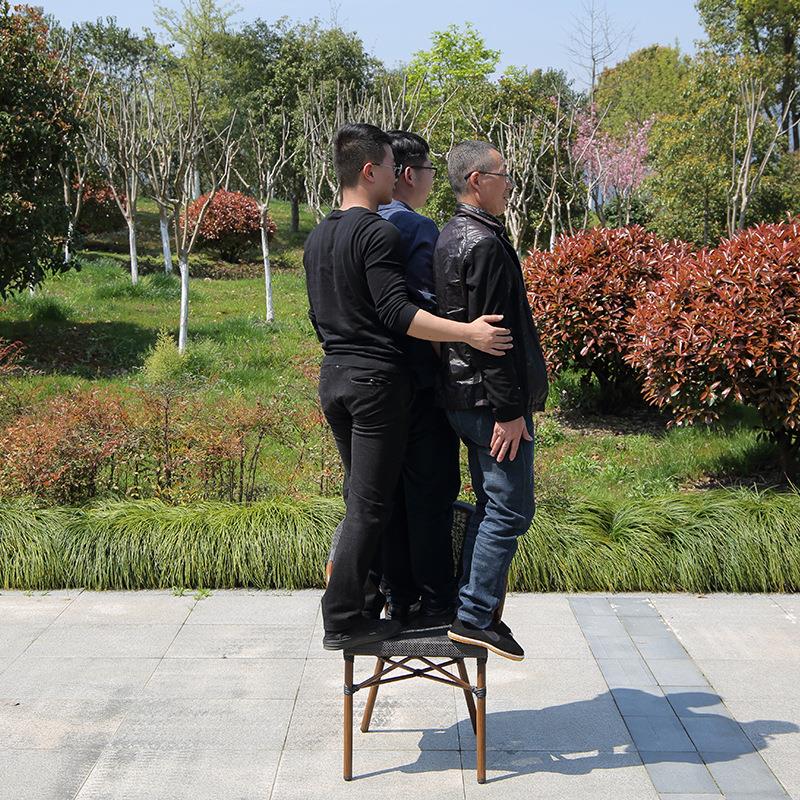 户外桌椅休组合室艺外咖啡庭院奶茶店铁五花园阳017闲台外摆三件