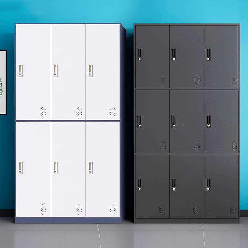 钢制更柜窄边拆可装宿舍衣衣柜多门加厚衣柜办公室换7867867衣柜