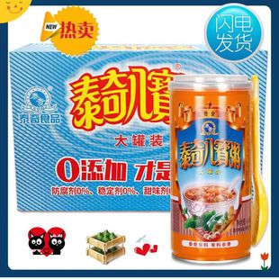 深圳发货泰奇八宝粥大罐装430g*24整箱早餐宵夜速食方便食品正宗