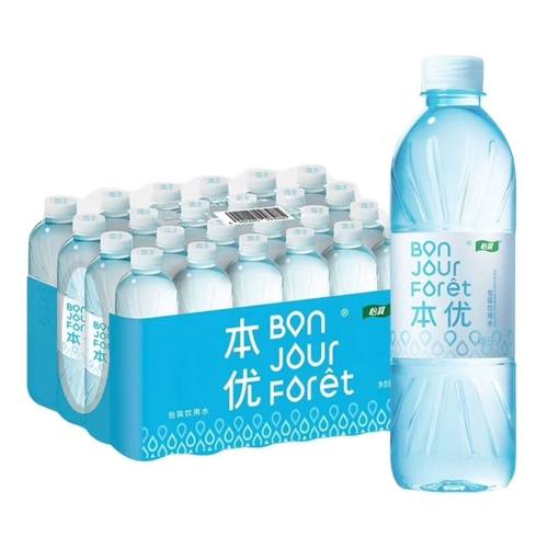 怡宝本优饮用水555ml*24瓶箱装饮用水新品特价会议用
