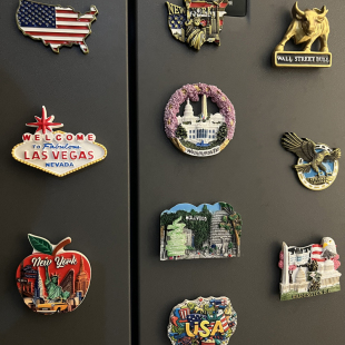 美国华盛顿旧金山旅游城市冰箱贴磁贴创意伴手礼品3d立体磁性贴