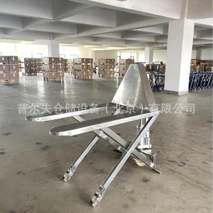 搬运车 04不锈钢非标可定高起升提升1吨800mm手动电动剪叉式
