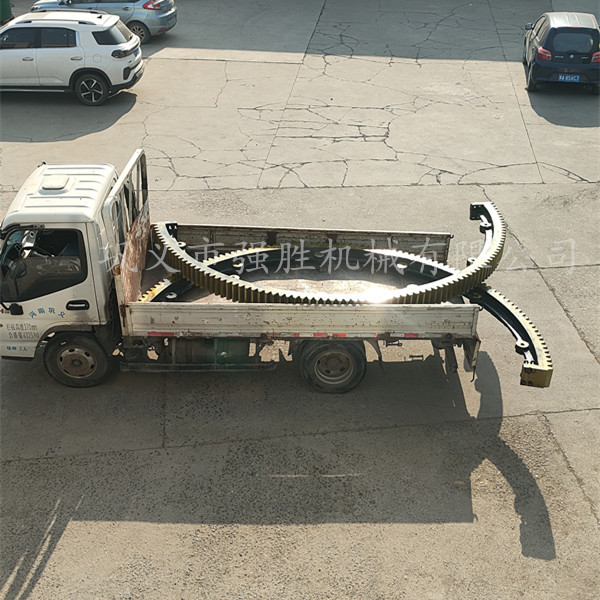 强胜机械  自由锻件 烘干机大齿轮 矿山机械配件设计加工