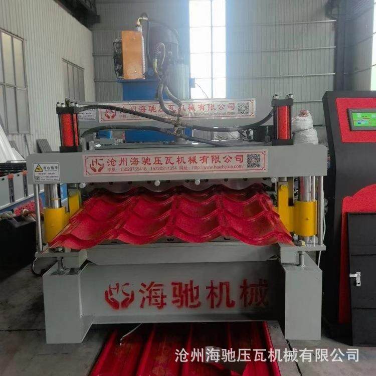 厂家生产高配90/828双层琉璃瓦压瓦机 立式电控箱 简单易操作,机械设备,其他机械设备,淘宝优惠券,粉丝福利购,淘宝优惠卷