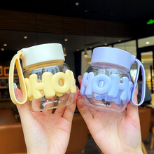 胖胖杯随行杯玻璃咖啡杯便携随手杯子女生高颜值喝水杯牛奶豆浆杯