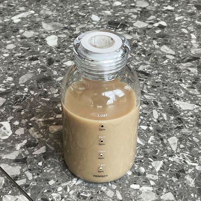 时间刻度玻璃水杯子冷泡瓶冷萃咖啡杯大容量果汁吸管杯带盖牛奶杯