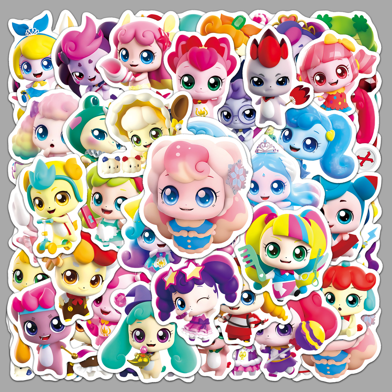 100张可爱奇妙萌可动画贴纸治愈童话风diy笔记本文具盒少女心贴画,文具电教/文化用品/商务用品,贴纸/立体贴纸,淘宝优惠券,粉丝福利购,淘宝优惠卷