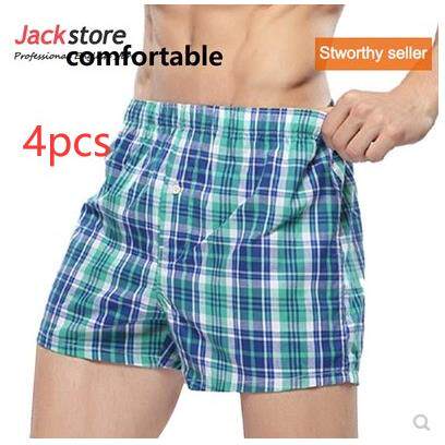 4X Men's boxer briefs loose men boxers underpants under