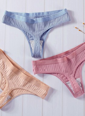 Underwear Intimate Lingerie Ladies T-back Low-Rise Pcs/set