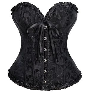 Bustiers Floral Lace Women Shapewear Corsets Tops Burle Sexy
