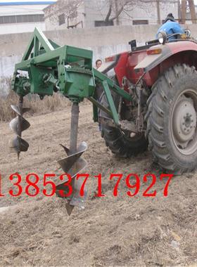 植树栽种树螺挖坑机 旋转树式旋PZM打坑机 四轮车带动钻机 打洞地