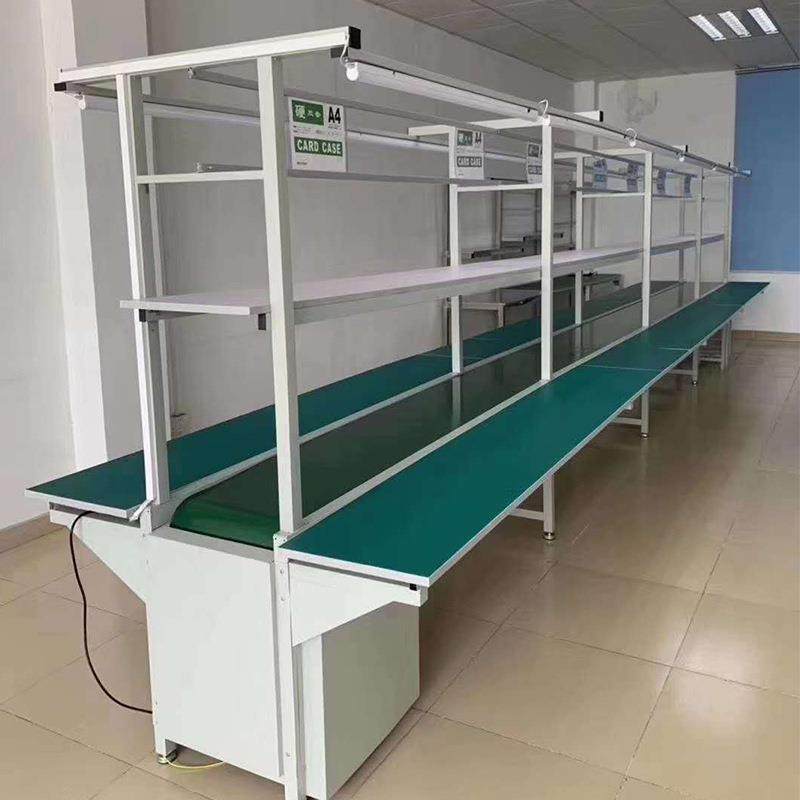 定制流水拉线自带灯防静电动化生产线传皮带送带拉流水线线插件线