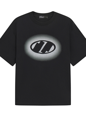 hotplanett恤2026春季新款男生女夏季潮牌245g贴布绣纯棉男士短袖