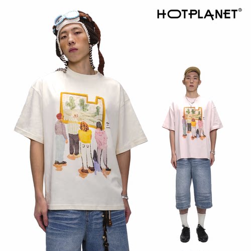 hotplanet潮流印花短袖T恤