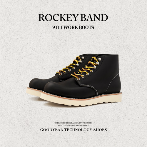ROCKEYBAND固特异工艺9111皮靴