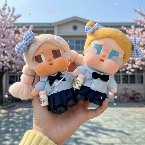 哭娃衣服crybaby10cm娃衣学院风