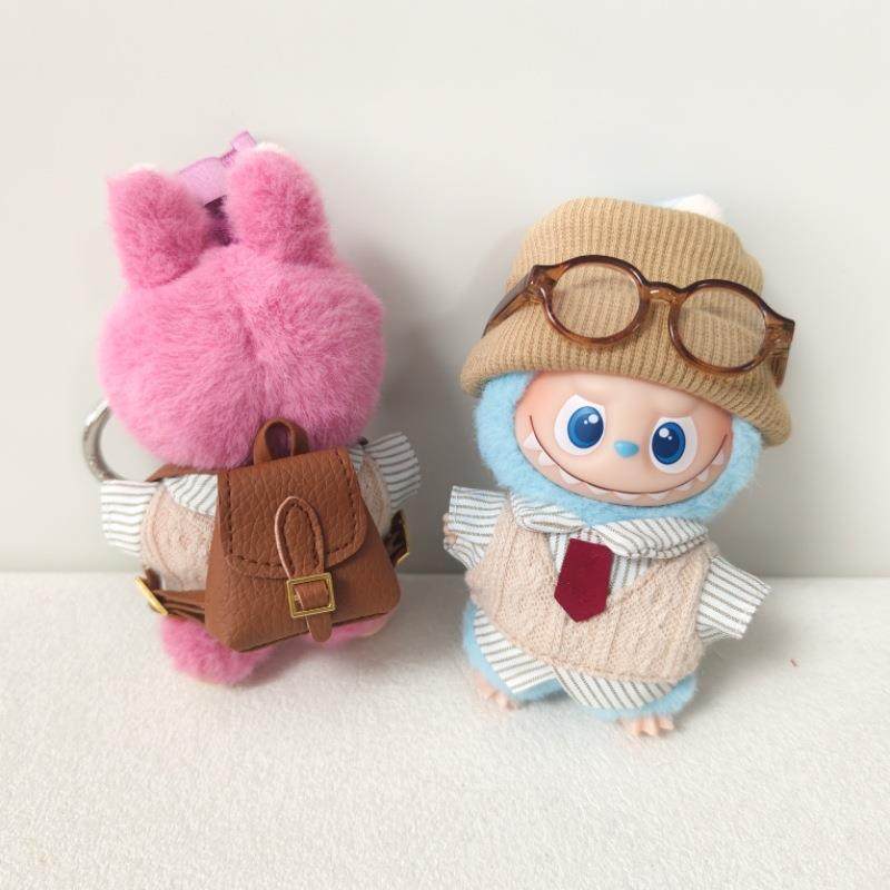 labubu4代娃衣mini四代马甲衣服帽子配件套装可爱4。0装饰螺纹帽,模玩/动漫/周边/娃圈三坑/桌游,棉花娃娃/毛绒玩具娃衣,淘宝优惠券,粉丝福利购,淘宝优惠卷