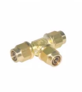 替 精密型 快拧接头T型三通接头等径J-XYV51-D4/6/8/10/12/1