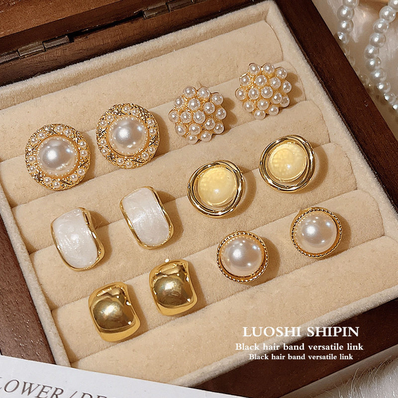 珍珠耳环2025新款爆款耳钉女小众