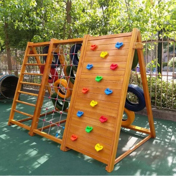 幼儿园木质攀爬架室内外农场儿童攀登架攀爬网架乐园攀爬架直供